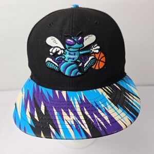 Charlotte Hornets New Era NBA 9Fifty Snapback Hat Cap Hardwood Classics Zig Zag